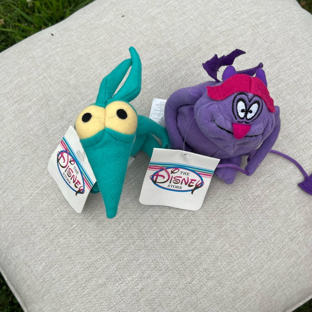 SOLD Vintage 90s Disney Collectible Plush Stuffed Animals Pain and Panic